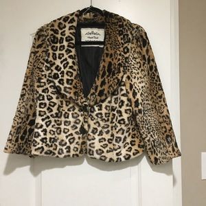 Faux Leopard Jacket